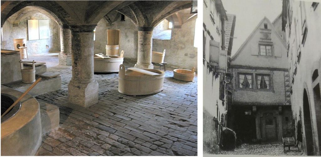 Bâtiment historique bains Obernai